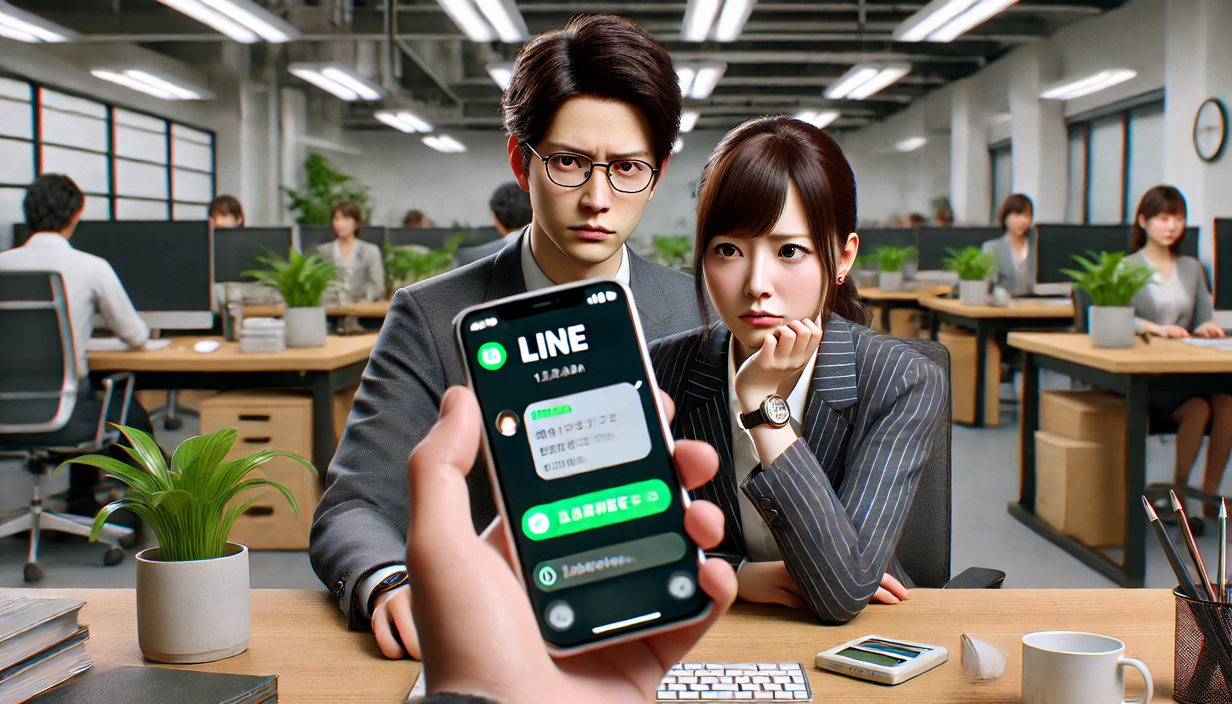 上司にライン（LINE）を未読無視される部下